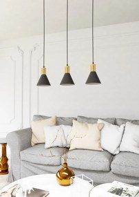 Emibig modern függeszték rosa fekete arany emi1388/3