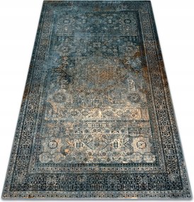 Gyapjú szőnyeg Omega Mamluk Vintage rozetta c.niebieski Dísz 235x350 cm