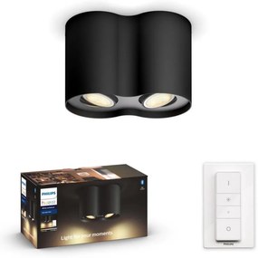 Philips 56332/30/P6 - Hue PILLAR LED dimm. lámpa 2xGU10/5W/230V + DO