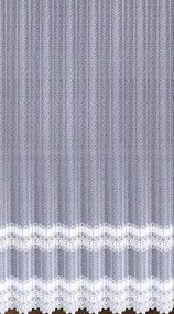 Mg Függöny jacquard 618/211 Fehér 400x250cm Kész M Szalaggal