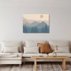 Kép - Türkiz hegység N⁰1 (70x50 cm)
