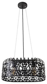 Rabalux 2157 - Csillár ALESSANDRA 2xE27/60W/230V fekete 2157