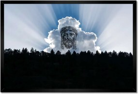 Poszterek keretben 60x40 Jézus Krisztus Mennyország