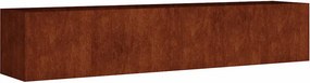 vidaXL corten acél kerti magaságyás 200x40x40 cm