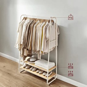 Fogas, fém, fehér, AUV-E1112 WT