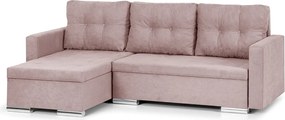 FELIX Kinyitható sarokkanapé Rózsaszín