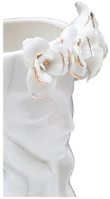 Cute Woman fehér porcelán váza - Mauro Ferretti