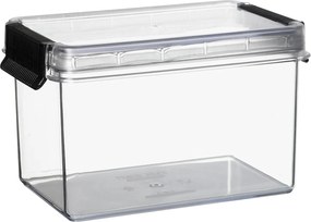 Plast Team Ömlesztett Élelmiszer Tartály fekete Oslo 1,2L klipsszel