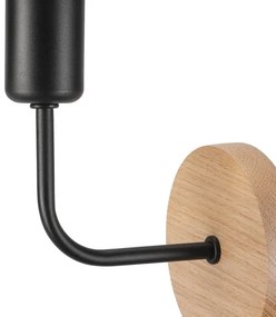 Fali lámpa VITO OAK 1xE27/60W/230V