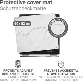 PVC tűzhely fedőlap 60x52 cm Marble – Wenko
