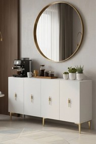 Salkım 150 - White, Travertine, Gold
