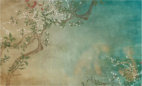 Design fali fotótapéta Flizelin Virágos harmónia 416x254 Ragasztó