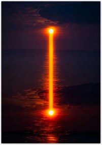 Poszterek 70x100 Naplemente tükröződés