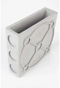 Világosszürke beton váza Graphic – Zuiver