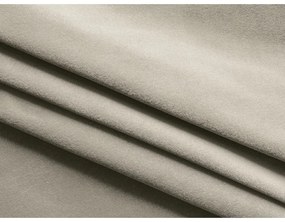 Bézs bársony kinyitható-tárolóhelyes sarokkanapé (jobb oldali-heverő résszel) Kapua – Makamii