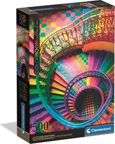 Színes lépcső Colorboom 500 db-os Compact puzzle Clementoni