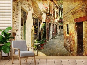 Gario Fotótapéta Egy utca az épületek között Anyag: Vlies, Méret: 100 x 70 cm