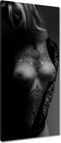 Vászonkép 55x115 Tetovált lány