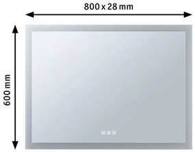 Paulmann 93013 - LED/22W IP44 állítható fürdőszobai tükör világítással 230V