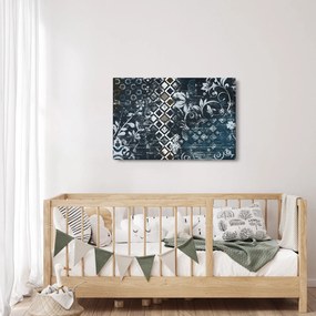 Kép virágos dekorációval (90x60 cm)