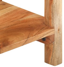 tömör akácfa tálalószekrény 110 x 30 x 75 cm