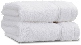 Fehér frottír pamut törölköző szett 2 db-os 30x30 cm Zero Twist – Catherine Lansfield