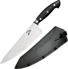 Zelite Infinity by Klarstein Executive-Plus, 8" szakácskés, 61 HRC damaszkuszi acél