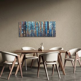 Kép - téli erdő (120x50 cm)