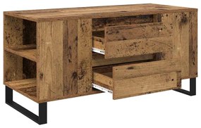 vidaXL Dohányzóasztal Öreg fa 102 x 44,5 x 50 cm Faanyag