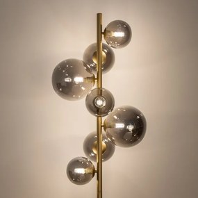 BRILAGI - LED Állólámpa MILLA 7xG9/3W/230V arany/füstös