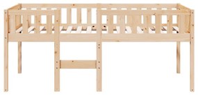 tömör fenyőfa gyerekágy matrac nélkül 75 x 190 cm