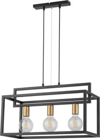 Sigma lighting modern függeszték vigo fekete arany sig32441