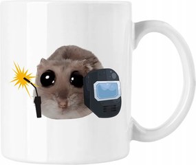 Bögre Hörcsög Mem Wiral Hegesztő Fehér 330ml