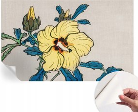 Dekoratív öntapadós fotótapéta Hálószobába Sárga virág 416x254 cm