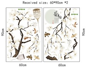 Falmatrica "Japán cseresznye" 187x128cm