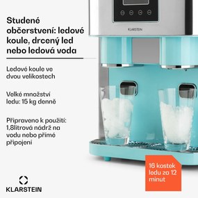 Klarstein Eiszeit Crusch, jégkocka készítő, 2 kockanagyság, zúzott jég