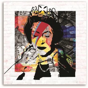 Gario Vászonkép Banksy Anglia királynoje Méret: 40 x 40 cm