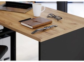 Íróasztal tölgyfa dekorral 146x145 cm Lissabon - Germania
