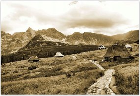 Poszterek 185x125 Tátra Lengyel hegyek Kilátás