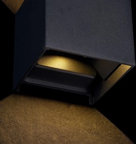 MAYTONI O572WL-L6B FULTON Modern Kültéri Fali Lámpa Fekete LED IP54