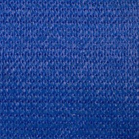 kék trapéz alakú HDPE napvitorla 160 g/m² 4/5x4 m