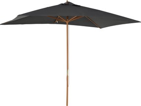 Outsunny Nagy Méretű Téglalap Formájú Naptető 3L x 2W x 2.5H méter Sötétszürke | Aosom