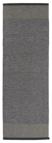 Antracitszürke kültéri-beltéri futószőnyeg 70x200 cm Edit Charcoal – Pappelina