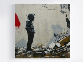 Vászonkép Canvas Street Art Urban Style Graffiti Magány 80x80