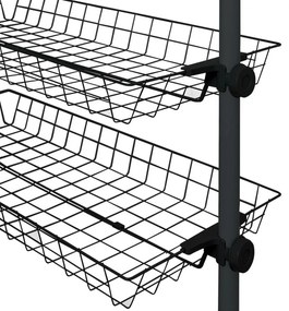 Wenko 2 db drótkosár Herkules szett, fekete