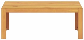 Dohányzóasztal Barna 90 x 45 x 35 cm tömör akácfa