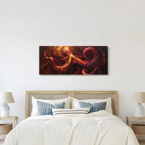 Kép - Polip, olajfestmény (120x50 cm)