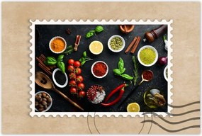 Poszterek 60x40 Különböző fűszerek szett