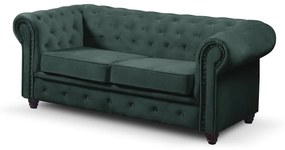 Infinity Chesterfield III kinyitható kanapé Zöld