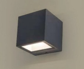 LUTEC 5189125012 GEMINI Modern Kültéri Fali Lámpa Fekete LED IP44